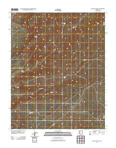 John Daw Mesa Arizona Historical topographic map, 1:24000 scale, 7.5 X 7.5 Minute, Year 2011