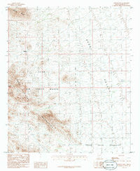 Johnson Well Arizona Historical topographic map, 1:24000 scale, 7.5 X 7.5 Minute, Year 1986