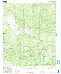 Juniper Mountains Arizona Historical topographic map, 1:24000 scale, 7.5 X 7.5 Minute, Year 1986