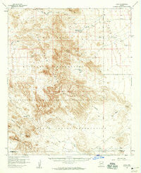 Kaka Arizona Historical topographic map, 1:62500 scale, 15 X 15 Minute, Year 1958