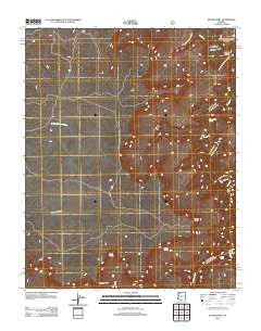 Kanab Point Arizona Historical topographic map, 1:24000 scale, 7.5 X 7.5 Minute, Year 2012