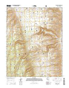 Kane Ranch Arizona Current topographic map, 1:24000 scale, 7.5 X 7.5 Minute, Year 2014