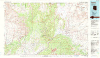 Kayenta Arizona Historical topographic map, 1:100000 scale, 30 X 60 Minute, Year 1984
