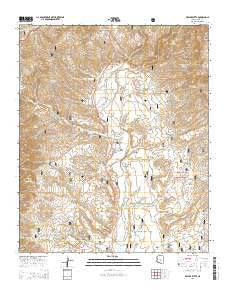 Kayler Butte Arizona Current topographic map, 1:24000 scale, 7.5 X 7.5 Minute, Year 2014