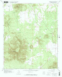 Kendrick Peak Arizona Historical topographic map, 1:24000 scale, 7.5 X 7.5 Minute, Year 1966