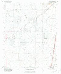 Kingman SW Arizona Historical topographic map, 1:24000 scale, 7.5 X 7.5 Minute, Year 1967