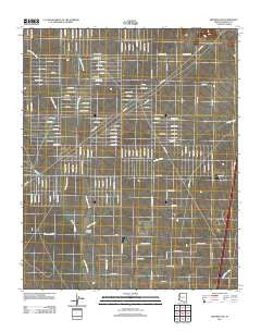 Kingman SW Arizona Historical topographic map, 1:24000 scale, 7.5 X 7.5 Minute, Year 2011