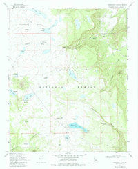 Kinnikinick Lake Arizona Historical topographic map, 1:24000 scale, 7.5 X 7.5 Minute, Year 1970