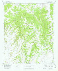 Klagetoh South Arizona Historical topographic map, 1:24000 scale, 7.5 X 7.5 Minute, Year 1972