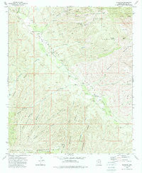 Klondyke Arizona Historical topographic map, 1:24000 scale, 7.5 X 7.5 Minute, Year 1972