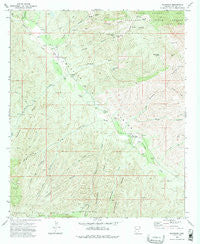 Klondyke Arizona Historical topographic map, 1:24000 scale, 7.5 X 7.5 Minute, Year 1972