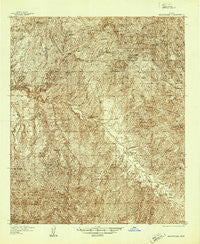 Klondyke Arizona Historical topographic map, 1:48000 scale, 15 X 15 Minute, Year 1938