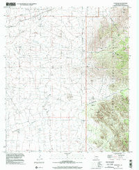 Knob Hill Arizona Historical topographic map, 1:24000 scale, 7.5 X 7.5 Minute, Year 1997