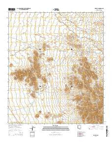 Ko Vaya Arizona Current topographic map, 1:24000 scale, 7.5 X 7.5 Minute, Year 2014
