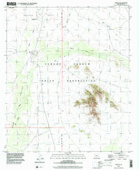 Kom Vo Arizona Historical topographic map, 1:24000 scale, 7.5 X 7.5 Minute, Year 1996