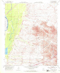 La Paz Mtn Arizona Historical topographic map, 1:24000 scale, 7.5 X 7.5 Minute, Year 1955