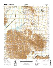 Laguna Dam Arizona Current topographic map, 1:24000 scale, 7.5 X 7.5 Minute, Year 2014
