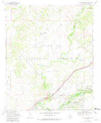 Lake Montezuma Arizona Historical topographic map, 1:24000 scale, 7.5 X 7.5 Minute, Year 1969