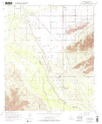 Laveen Arizona Historical topographic map, 1:24000 scale, 7.5 X 7.5 Minute, Year 1952