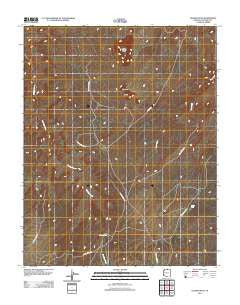LeChee Rock Arizona Historical topographic map, 1:24000 scale, 7.5 X 7.5 Minute, Year 2011