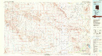 Little Horn Mountains Arizona Historical topographic map, 1:100000 scale, 30 X 60 Minute, Year 1988