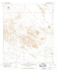Little Horn Mts Arizona Historical topographic map, 1:62500 scale, 15 X 15 Minute, Year 1962