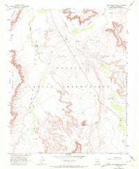 Little Round Rock Arizona Historical topographic map, 1:24000 scale, 7.5 X 7.5 Minute, Year 1968