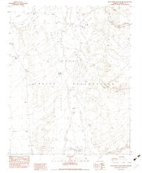 Little White House Ruins Arizona Historical topographic map, 1:24000 scale, 7.5 X 7.5 Minute, Year 1982