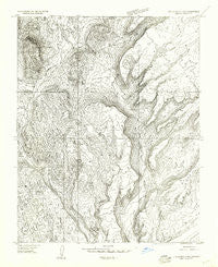 Littlefield 3 SW Arizona Historical topographic map, 1:24000 scale, 7.5 X 7.5 Minute, Year 1954