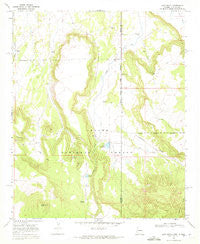 Loco Knoll Arizona Historical topographic map, 1:24000 scale, 7.5 X 7.5 Minute, Year 1968