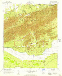 Lone Butte Arizona Historical topographic map, 1:24000 scale, 7.5 X 7.5 Minute, Year 1952