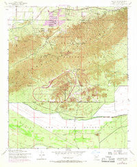 Lone Butte Arizona Historical topographic map, 1:24000 scale, 7.5 X 7.5 Minute, Year 1952