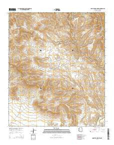Lone Star Mountain Arizona Current topographic map, 1:24000 scale, 7.5 X 7.5 Minute, Year 2014