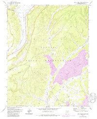 Long House Valley Arizona Historical topographic map, 1:24000 scale, 7.5 X 7.5 Minute, Year 1971