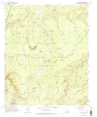 Long Valley Arizona Historical topographic map, 1:24000 scale, 7.5 X 7.5 Minute, Year 1965