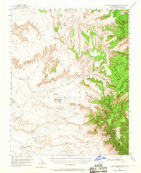 Los Gigantes Buttes Arizona Historical topographic map, 1:62500 scale, 15 X 15 Minute, Year 1953