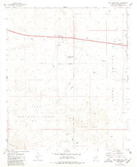 Lost Horse Peak Arizona Historical topographic map, 1:24000 scale, 7.5 X 7.5 Minute, Year 1979