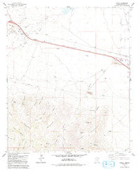 Luzena Arizona Historical topographic map, 1:24000 scale, 7.5 X 7.5 Minute, Year 1979