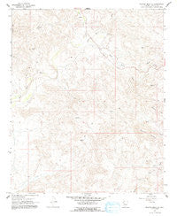 Malpais Mesa NE Arizona Historical topographic map, 1:24000 scale, 7.5 X 7.5 Minute, Year 1967