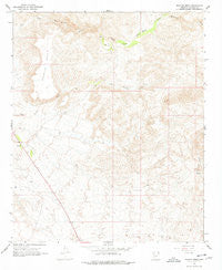 Malpais Mesa Arizona Historical topographic map, 1:24000 scale, 7.5 X 7.5 Minute, Year 1967