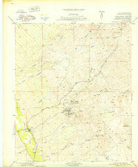 Mammoth Arizona Historical topographic map, 1:24000 scale, 7.5 X 7.5 Minute, Year 1949