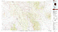 Mammoth Arizona Historical topographic map, 1:100000 scale, 30 X 60 Minute, Year 1986