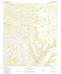 Maple Peak Arizona Historical topographic map, 1:24000 scale, 7.5 X 7.5 Minute, Year 1967