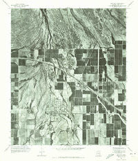 Maricopa Arizona Historical topographic map, 1:24000 scale, 7.5 X 7.5 Minute, Year 1971