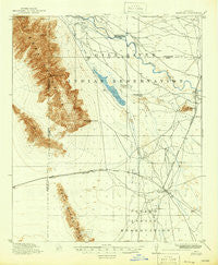Maricopa Arizona Historical topographic map, 1:62500 scale, 15 X 15 Minute, Year 1915