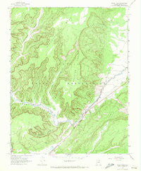 Marsh Pass Arizona Historical topographic map, 1:24000 scale, 7.5 X 7.5 Minute, Year 1968