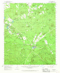 McNary Arizona Historical topographic map, 1:62500 scale, 15 X 15 Minute, Year 1961