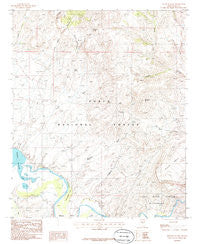 Meddler Wash Arizona Historical topographic map, 1:24000 scale, 7.5 X 7.5 Minute, Year 1986