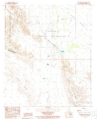 Menagers Lake Arizona Historical topographic map, 1:24000 scale, 7.5 X 7.5 Minute, Year 1988