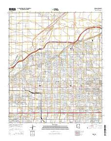 Mesa Arizona Current topographic map, 1:24000 scale, 7.5 X 7.5 Minute, Year 2014